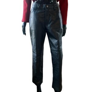 Vintage Y2K Gap Boot Cut Leather Pants | Size 10